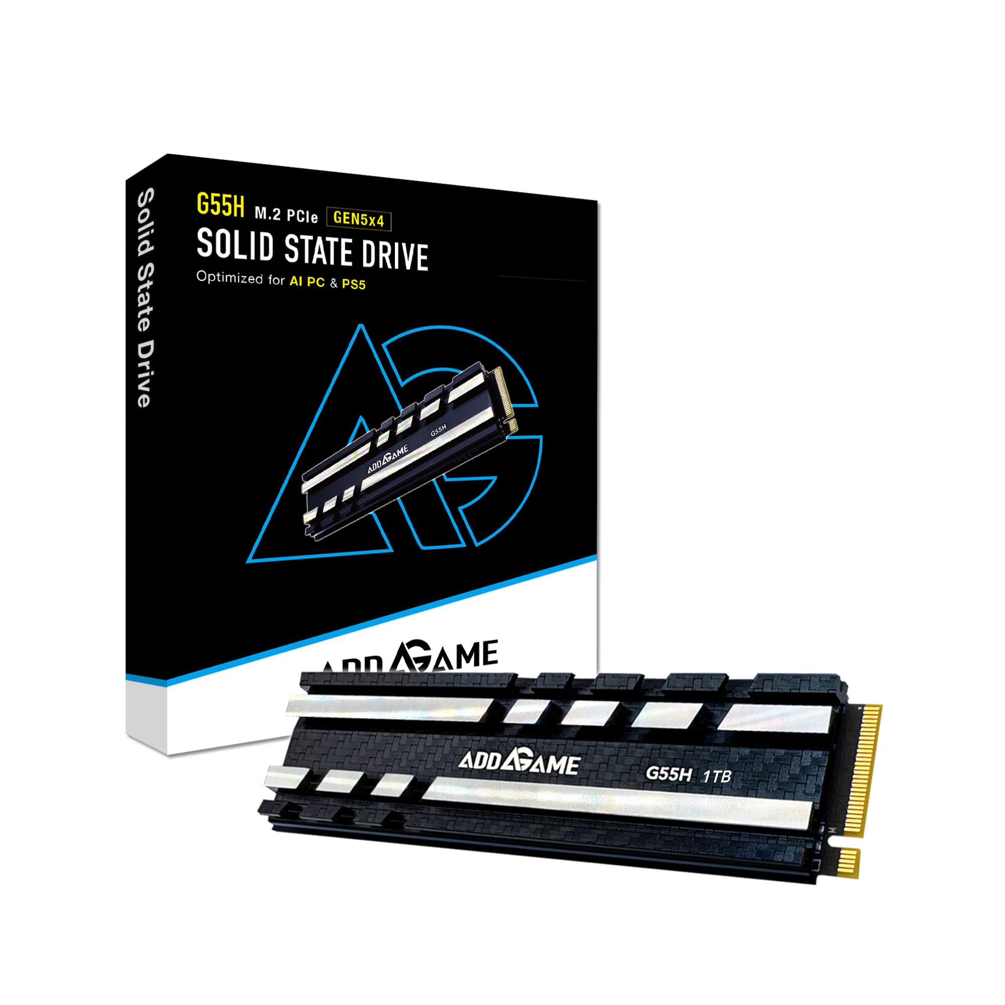 Amazon.com: Addlink G55H 1TB PCIe 5.0 Gen5 NVMe M.2 SSD with
